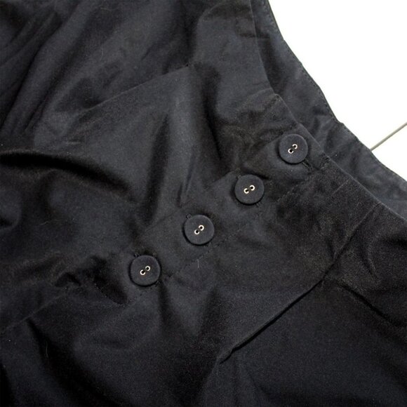 🧚♀️ 3/$40 NEW Zaful Women's High Rise Button Fly Cuffed Black Shorts Size S - Picture 6 of 8